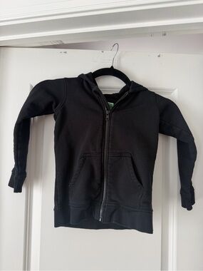 Pact Kids Black Zip Hoodie - 4/5T